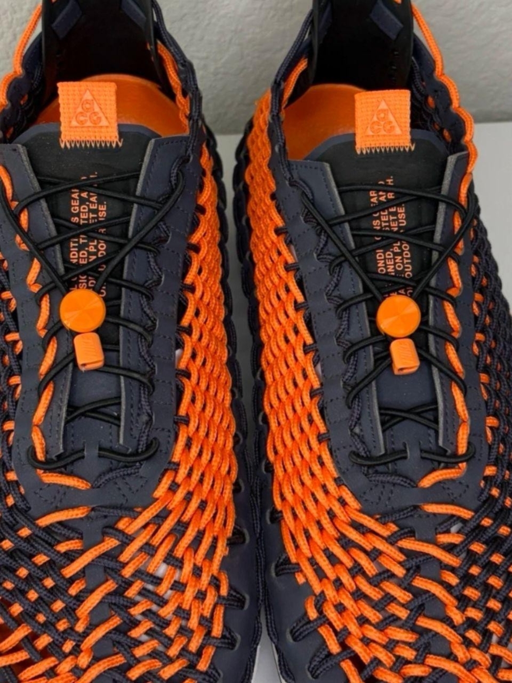 Nike ACG Men’s Orange and Black Woven Hybrids